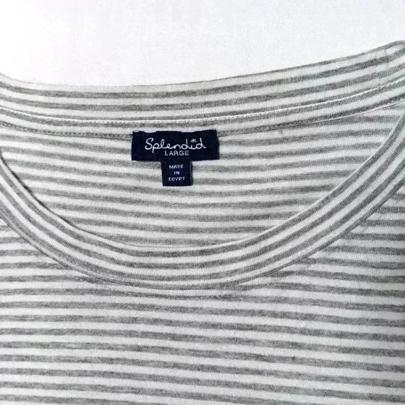Splendid  Shortsleeve Crew neck Cotton /Modal blend. Ladies size L - Picture 4 of 6